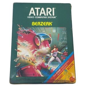 Atari 2600‎ Berzerk Video Game CX2650 Complete in Box